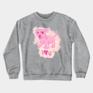 Pink Puppy Crewneck Sweatshirt